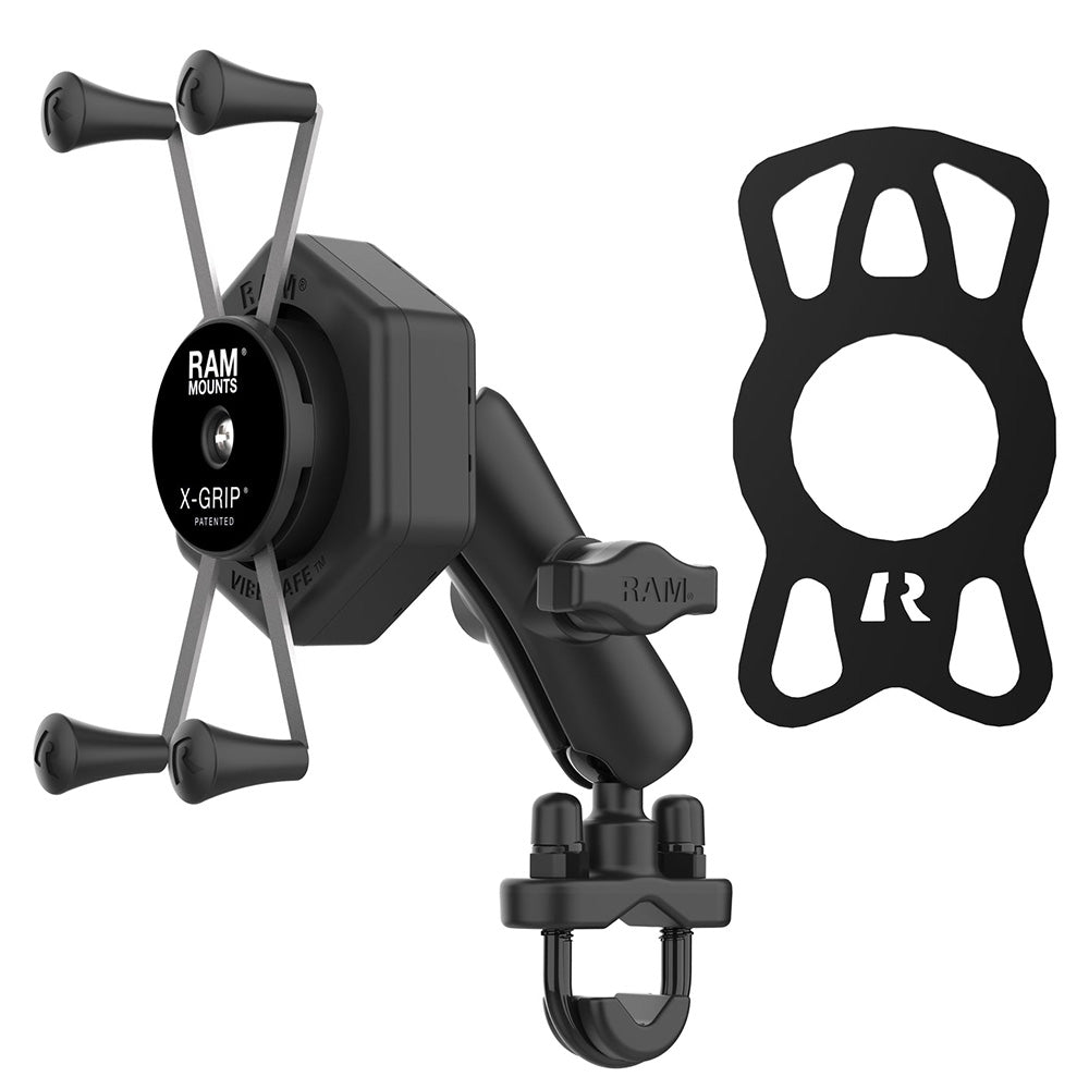 RAM Mount RAM XGrip Large Phone Mount wVibeSafe  UBolt Base  Medium