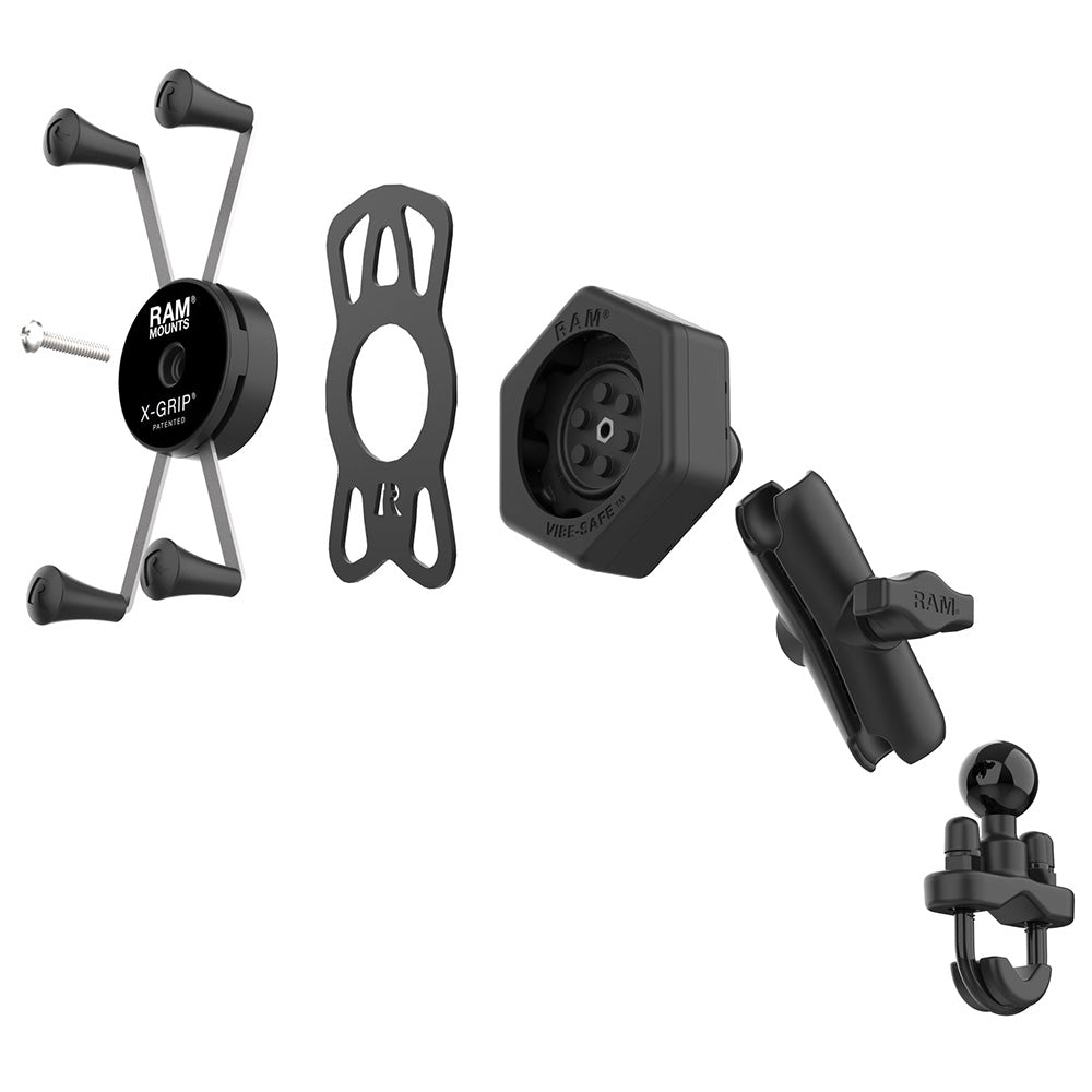 RAM Mount RAM XGrip Large Phone Mount wVibeSafe  UBolt Base  Medium