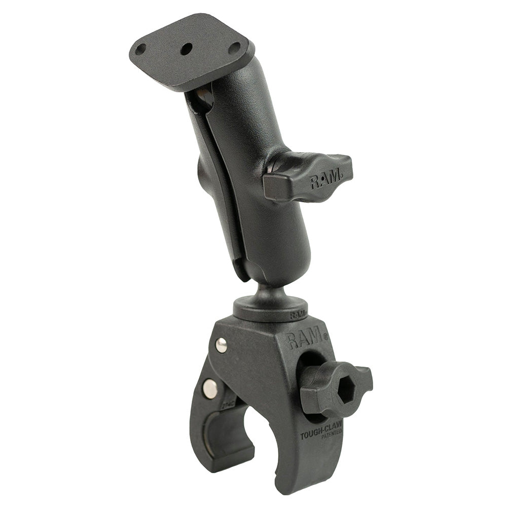 RAM Mount RAM ToughClaw Small Clamp Mount wDiamond Plate