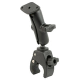 RAM Mount RAM ToughClaw Small Clamp Mount wDiamond Plate