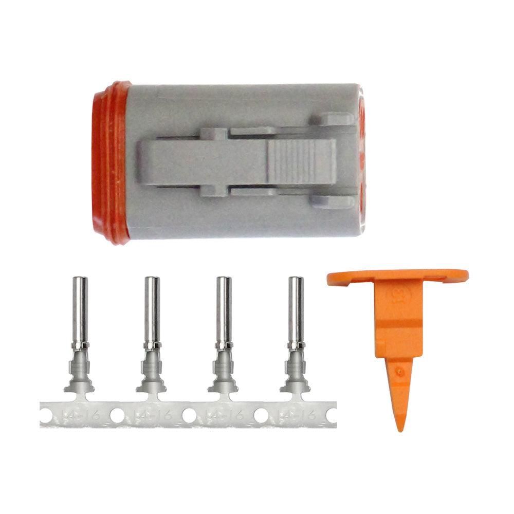 Pacer DT Deutsch Plug Repair Kit  1418 AWG 4 Position