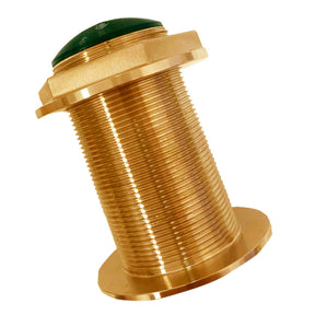 Echonautics Bronze LowProfile ThruHull HighFrequency CHIRP Transducer  600W 18 Tilt 130210kHz
