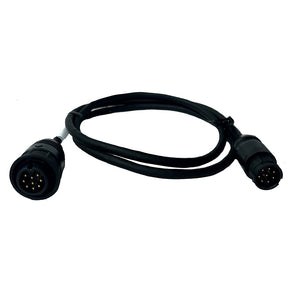 Echonautics 1M Adapter Cable wMale 9Pin Navico Connector fEchonautics 300W 600W  1kW Transducers