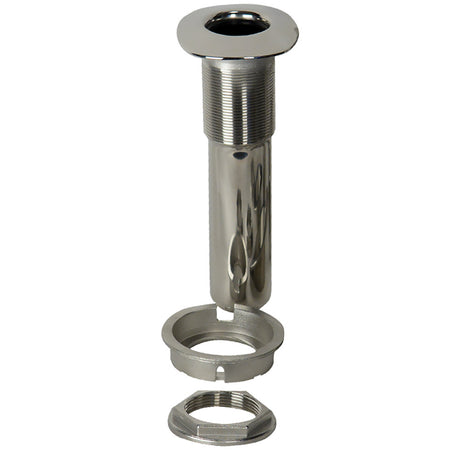 CE Smith 70 Series Screwless Flush Mount Rod Holder  0 Degree  Stainless Steel  Cast Bottom  Black Liner  Boxed
