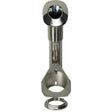 CE Smith 80 Series Screwless Flush Mount Rod Holder  30 Degree  Stainless Steel  Cast Bottom  Black Liner