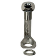 CE Smith 80 Series Screwless Flush Mount Rod Holder  15 Degree  Stainless Steel  Swivel Bottom  Black Liner