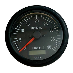 VDO Cockpit International Gen II 4K RPM Tachometer wHourmeter