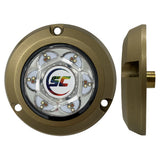 ShadowCaster SC2 Series Bronze Surface Mount Underwater Light  FullColor
