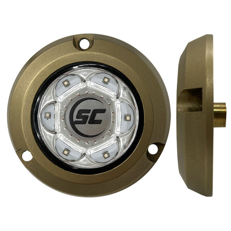 ShadowCaster SC2 Series Bronze Surface Mount Underwater Light  Great White