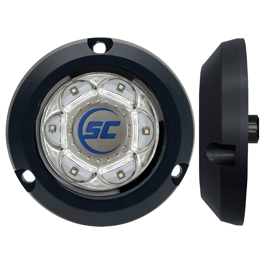 ShadowCaster SC2 Series Polymer Composite Surface Mount Underwater Light  Bimini Blue