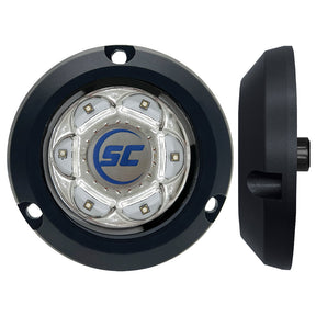 ShadowCaster SC2 Series Polymer Composite Surface Mount Underwater Light  Bimini Blue