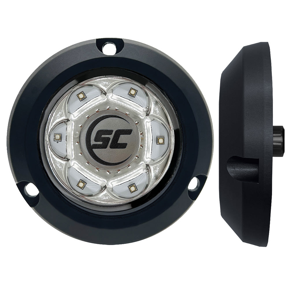 ShadowCaster SC2 Series Polymer Composite Surface Mount Underwater Light  Great White