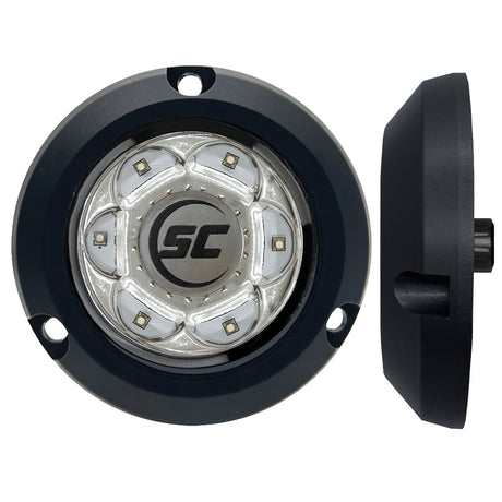 ShadowCaster SC2 Series Polymer Composite Surface Mount Underwater Light  Great White