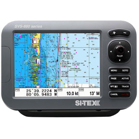 SITEX Standalone 8 Chart Plotter System wColor LCD Internal GPS Antenna  CMAP 4D Card