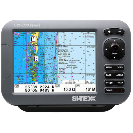 SITEX Standalone 8 Chart Plotter System wColor LCD Internal GPS Antenna  CMAP 4D Card