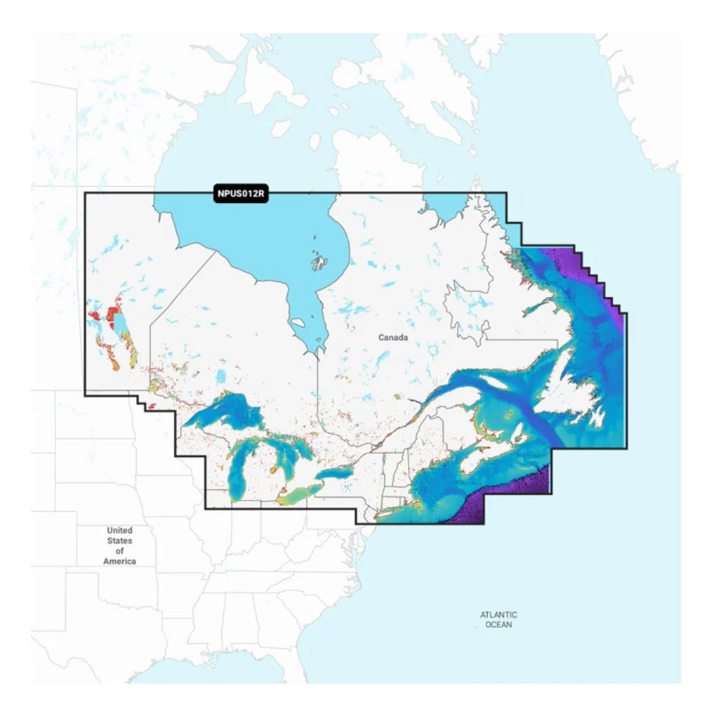 Navionics Platinum NPUS012R  Canada East  Great Lakes