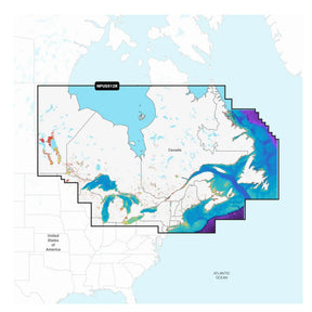 Navionics Platinum NPUS012R  Canada East  Great Lakes