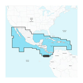 Garmin Navionics NSSA010R Central America  Caribbean