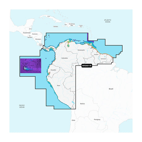Garmin Navionics Vision NVSA011R South America North