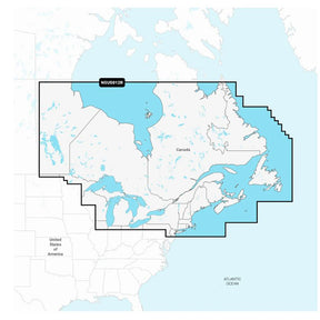 Garmin Navionics NSUS012R Canada East  Great Lakes