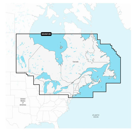 Garmin Navionics NSUS012R Canada East  Great Lakes