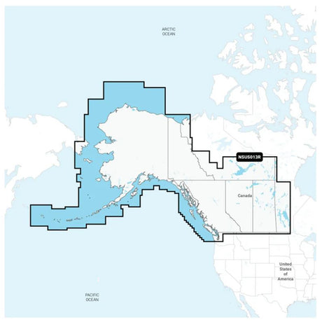 Garmin Navionics NSUS013R Canada West  Alaska