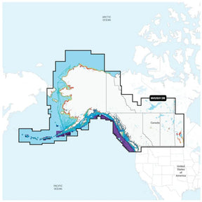 Garmin Navionics Vision NVUS013R Canada West  Alaska