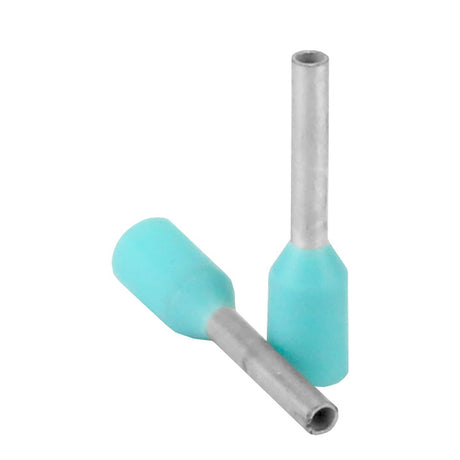 Pacer Turquoise 2224 AWG Wire Ferrule  6mm Length  25 Pack
