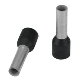 Pacer Black 10 AWG Wire Ferrule  10mm Length  25 Pack