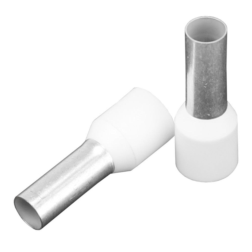 Pacer Ivory 8 AWG Wire Ferrule  12mm Length  10 Pack