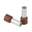 Pacer Brown 4 AWG Wire Ferrule  16mm Length  10 Pack