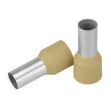 Pacer Beige 2 AWG Wire Ferrule  16mm Length  10 Pack