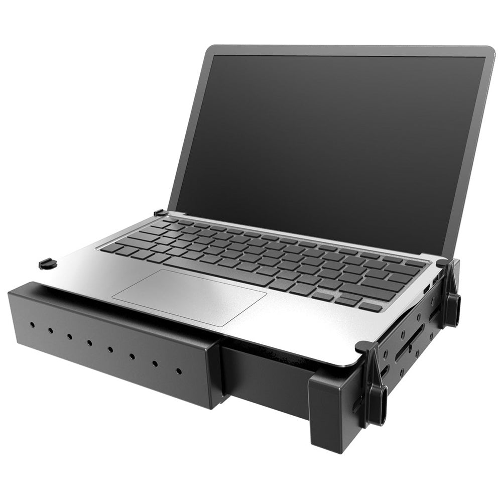 RAM Mount RAM ToughTray Double Ball Mount wDouble UBolt Rail Base
