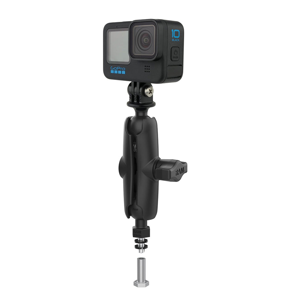 RAM Mount RAM ToughBall fBronco Hood TieDown wAction Camera Adapter