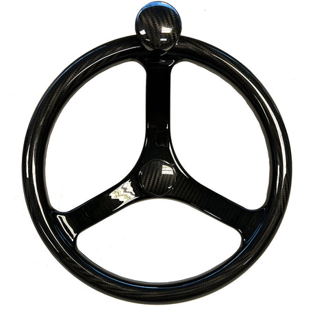 Schmitt Marine Carbon Fiber Primus Wheel wKnob 135 wSanntoprene Finger Grip 34 Tapered Shaft wCF Nut