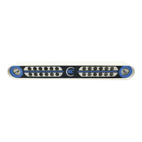 ShadowCaster Eagle Ray LED Light Bar  White Housing  Dual Optics