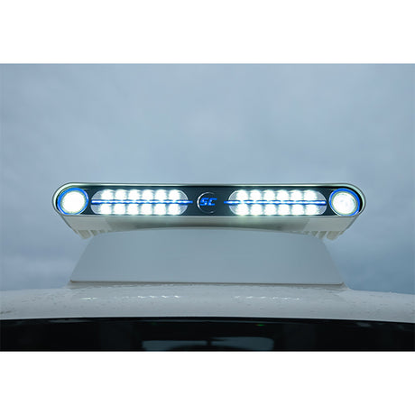 ShadowCaster Eagle Ray LED Light Bar  White Housing  Dual Optics