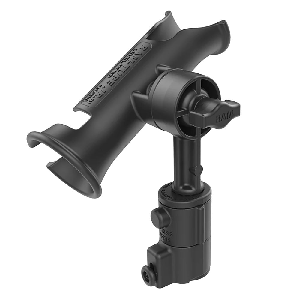 RAM Mount RAM Tube Jr Holder wUniversal AdaptAPost Track Base  4 Post