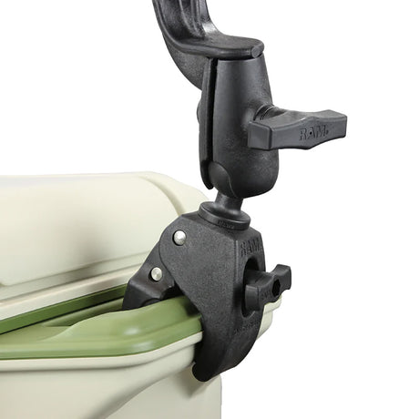 RAM Mount RAM Tube Jr Rod Holder wRevolution Arm  RAM ToughClaw Base