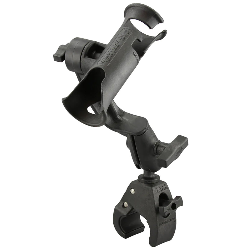 RAM Mount RAM Tube Jr Rod Holder wRevolution Arm  RAM ToughClaw Base