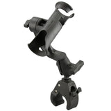 RAM Mount RAM Tube Jr Rod Holder wRevolution Arm  RAM ToughClaw Base