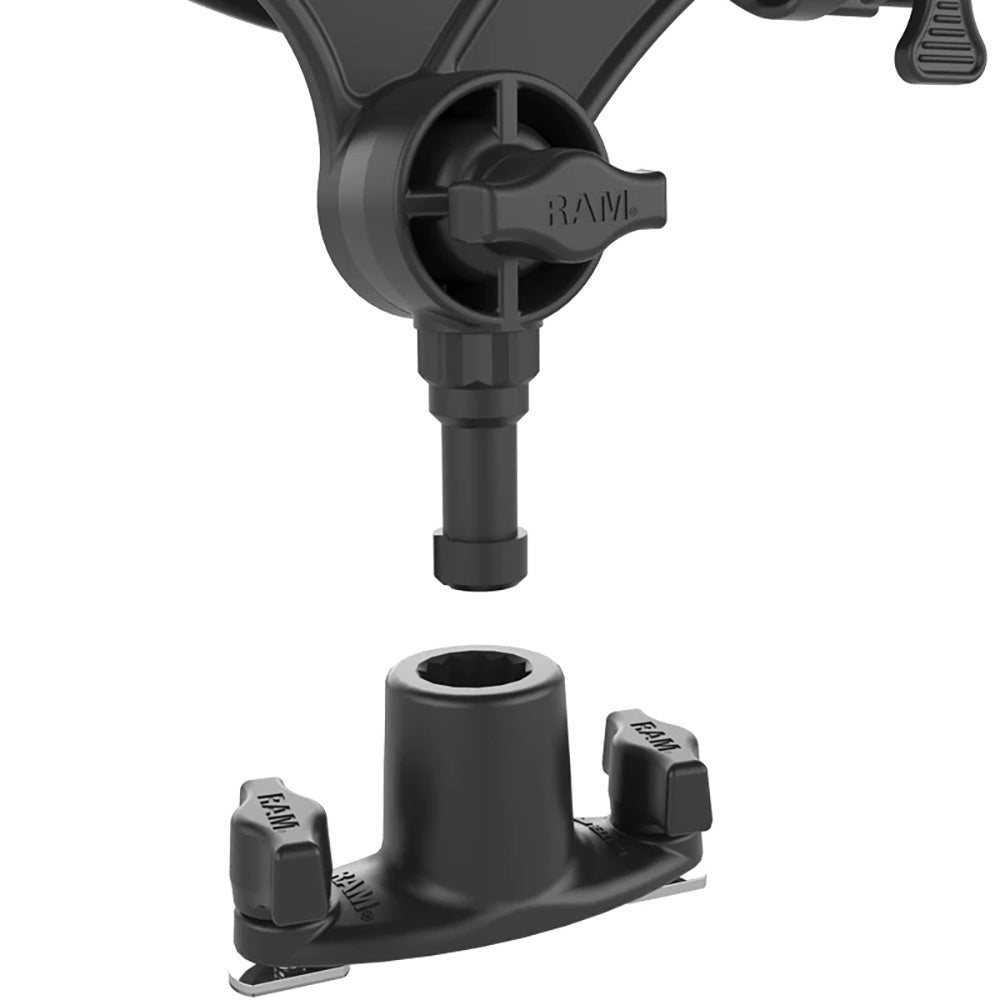 RAM Mount RAM ROD JR Fishing Rod Holder wDual TBolt Track Base