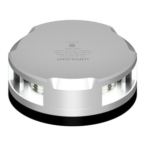 Lopolight Masthead360Degree Light  2NM  Silver Housing wFB Base 201020FB
