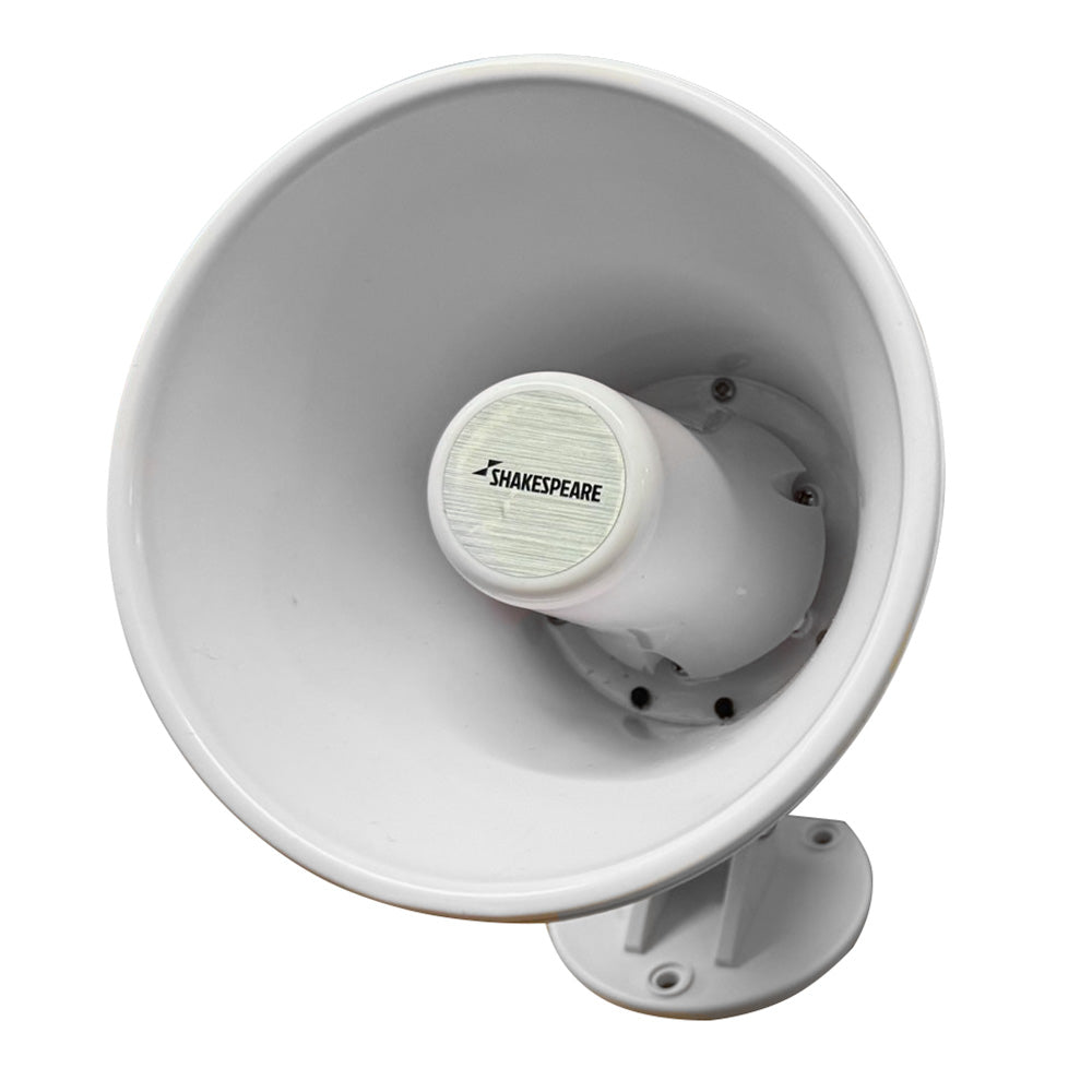 Shakespeare 15W 4Ohm 5 Loud Hailer Speaker wBracket  Talkback  White