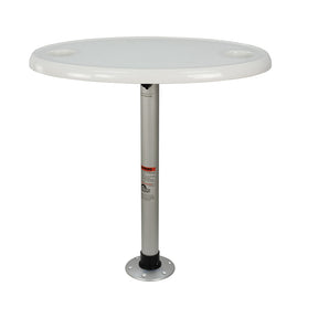 Springfield ThreadLock Electrified Oval Table Package wLED Lights  USB Ports