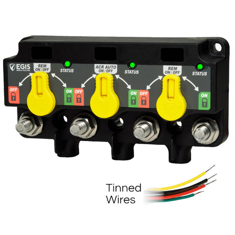 Egis XD Series Triple Flex 2 RelayACRRelay wKnobs  Tinned Wires