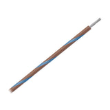 Pacer 16 AWG Gauge Striped Marine Wire 500 Spool  Brown wBlue Stripe