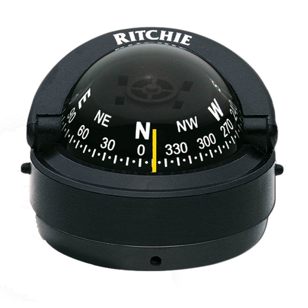 Ritchie S53 Explorer Compass  Surface Mount  Black