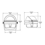Ritchie B80 Voyager Compass  Bracket Mount  Black