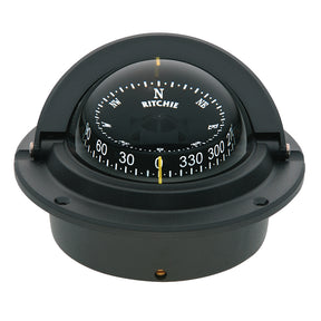 Ritchie F83 Voyager Compass  Flush Mount  Black